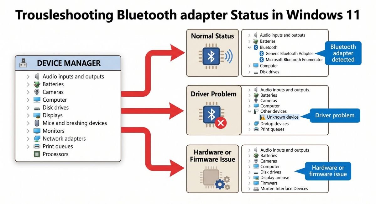 Fix Bluetooth Missing From Device Manager