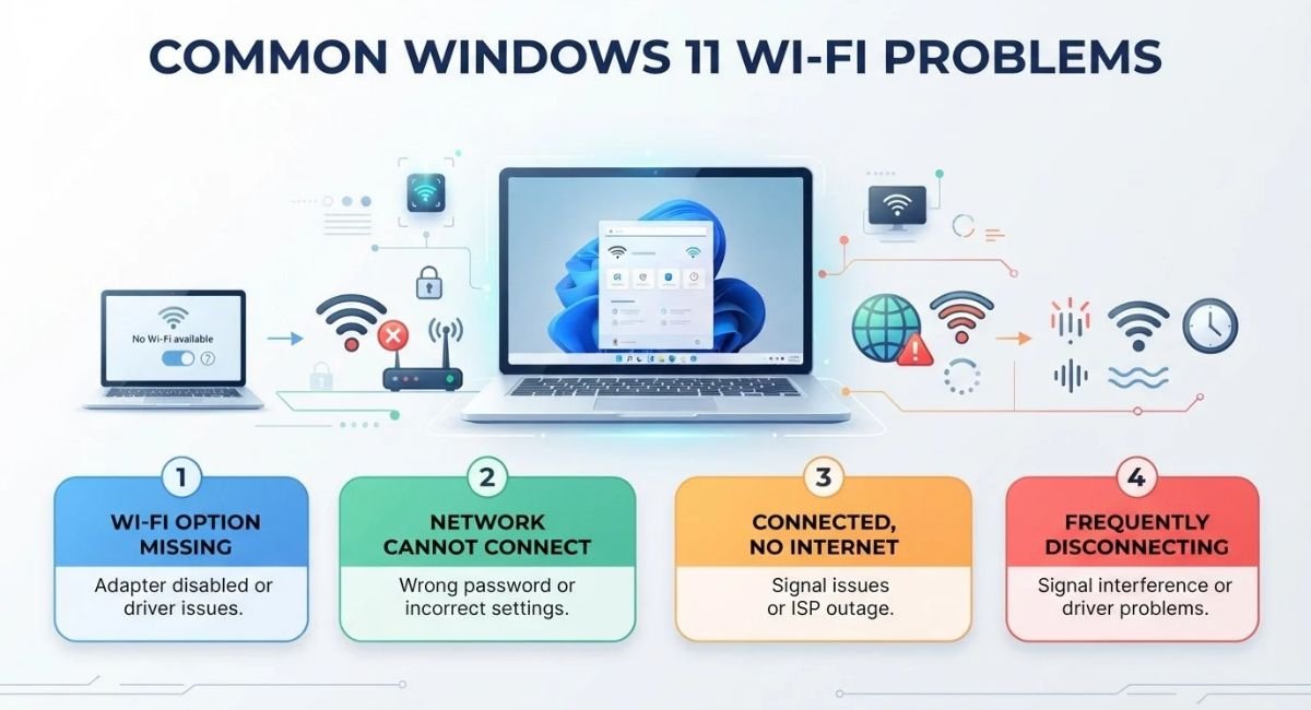 Common Wi-Fi problems in Windows 11