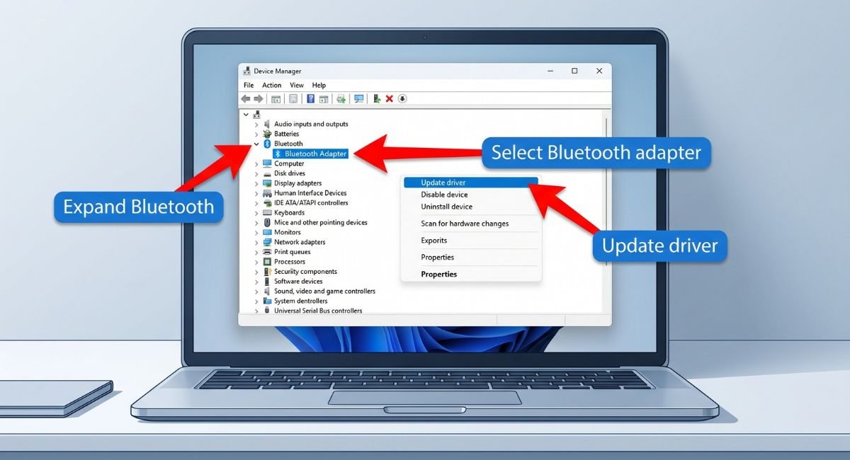 Update Bluetooth Driver