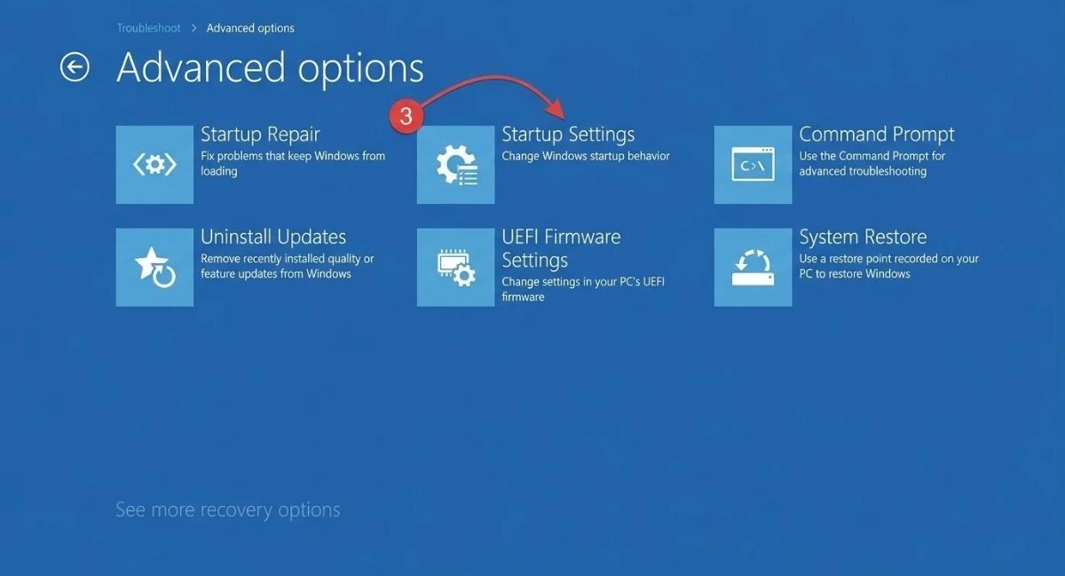Access Windows Safe Mode and Advanced Startup Options