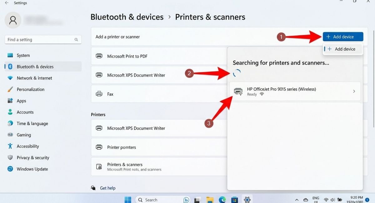 Add a Printer in Windows