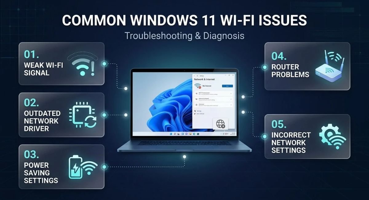 Common Causes of Wi-Fi Disconnection in Windows