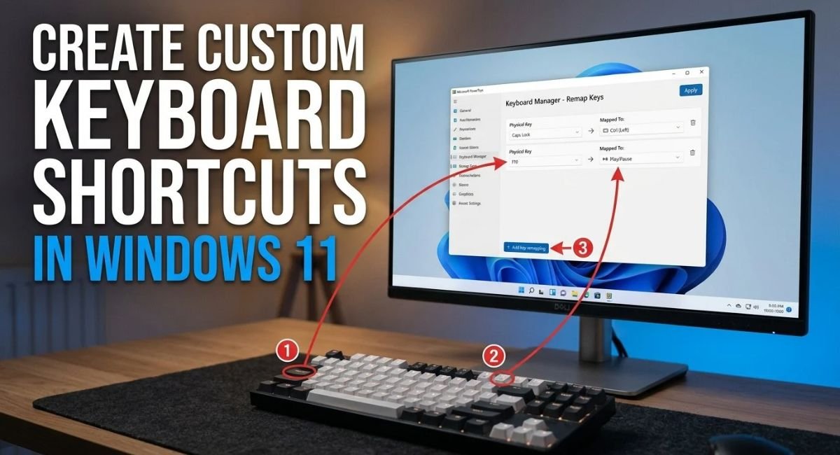 Create Custom Keyboard Shortcuts in Windows 11