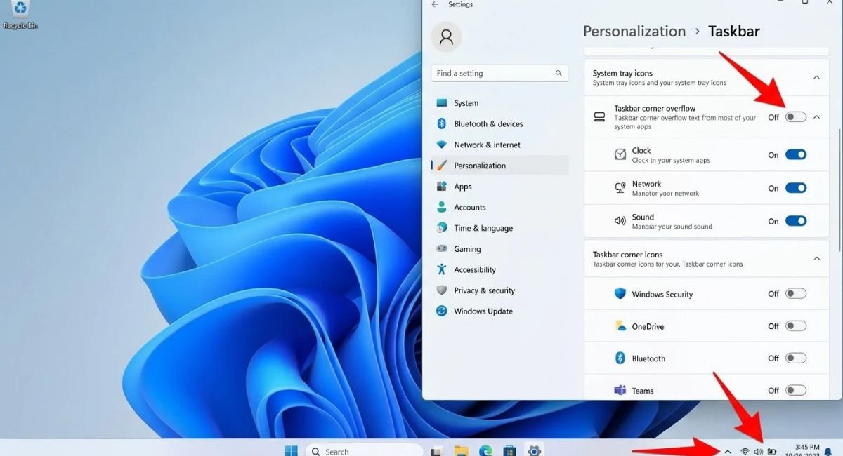 Fix Missing Windows 11 Taskbar Icons