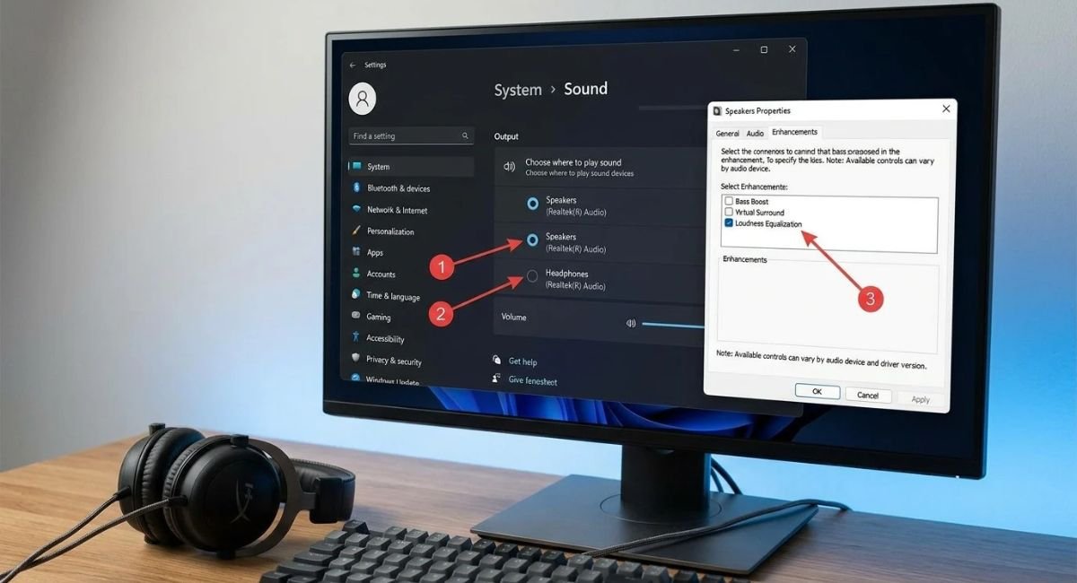 Fix Realtek Audio Output Settings