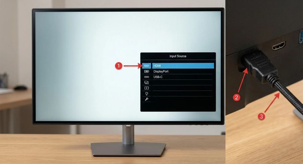 Select the Correct Monitor Input