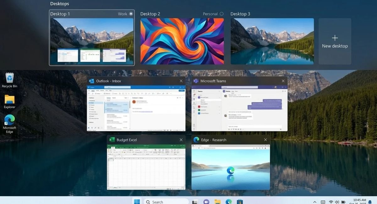 Set Different Wallpapers for Windows 11 Desktops