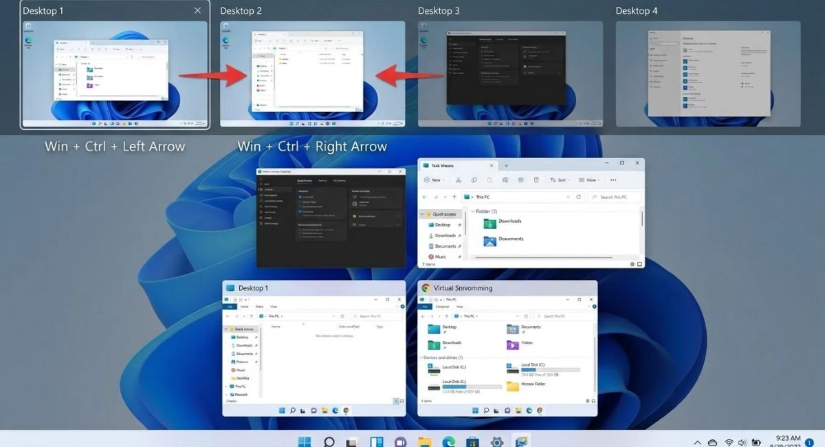 Windows 11 Virtual Desktops: Create, Organize & Use Multiple Desktops ...