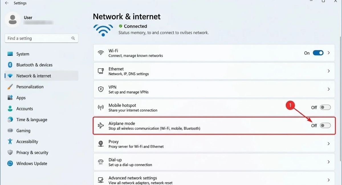 Turn Airplane Mode On and Off in Windows 