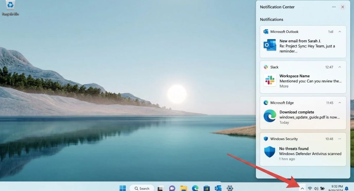 Windows 11 Notification and Alert Icons