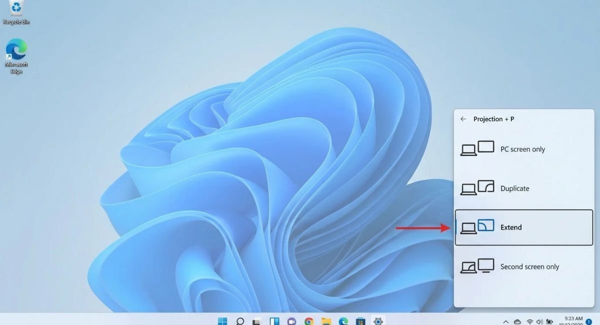 Windows Projection Modes